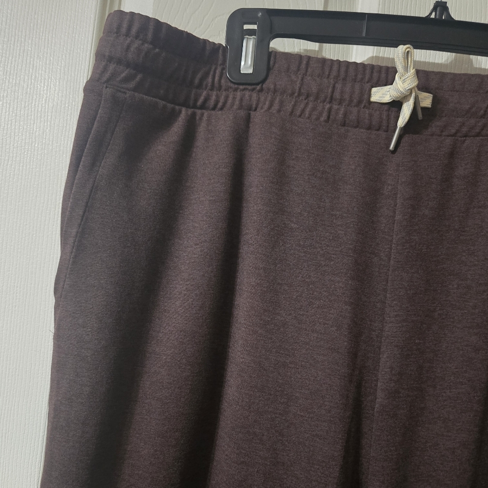 NWT Vuori Halo Essential Wide Leg Lounge Pants in Java Heather, Size XXL. - Picture 5 of 14